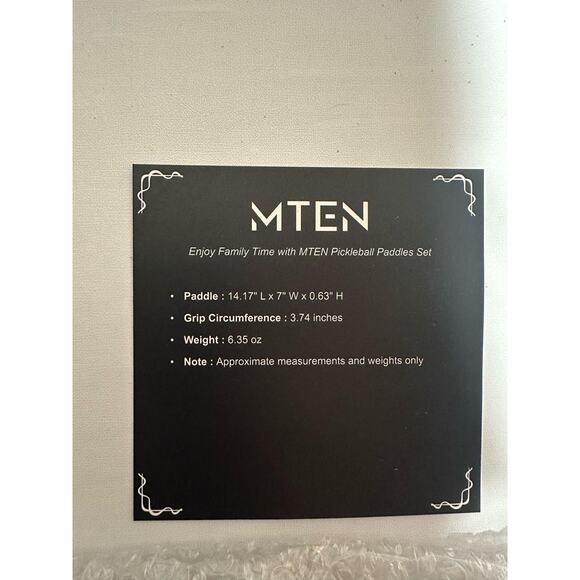 MTEN Pickleball Paddle Set - WOW - Picture 4 of 4